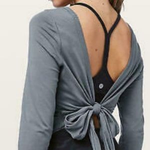 lululemon athletica Gray Long Sleeve Top